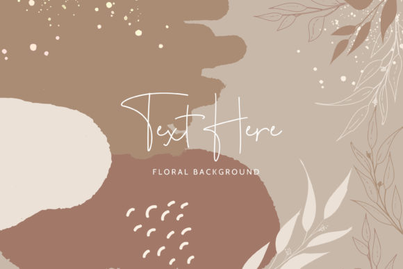 Download Boho Monoline Floral Background Design - Design Collection