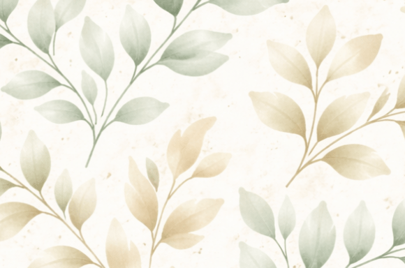 Download Soft Green Watercolor Botanical Leaves - Soft green Collection