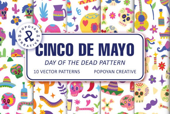 Download Cinco De Mayo – Day of the Dead Pattern - Premium Bundle