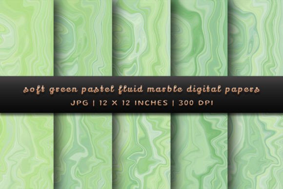 Download Soft Green Pastel Fluid Marble - Soft green Collection