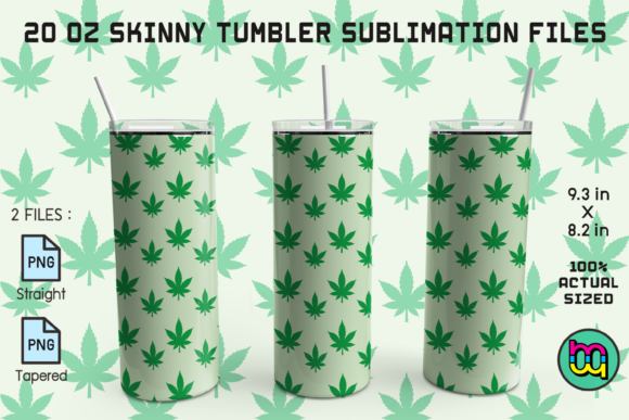 Download Skinny Tumbler 20oz Soft Green Weed - Soft green Collection