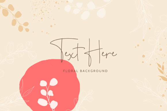 Download Boho Monoline Floral Background Design - Design Collection