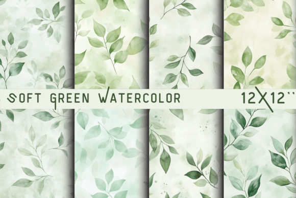 Download Soft Green Watercolor Background - Soft green Collection