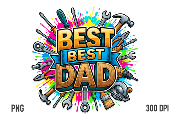 Download Best Dad Tools PNG Design - Design Collection